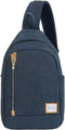 Travelon Heritage - Anti-diefstal Sling Bag - RFID snijbestendige band vergrendelbare ritsen - Indigo