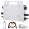 Micro Solar netomvormer, 800 W, IP67, aluminiumlegering, DC18-50V, bedrijfsspanning met netsnoer, an