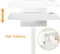VDD Gaming - Zit Sta Bureau - Verrijdbaar - In hoogte verstelbaar 76-113 cm - Wit - Bureaublad 80 x 58 cm