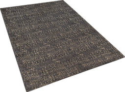 ESEL - Laagpolig vloerkleed - Donkergrijs - 160 x 230 cm - Viscose