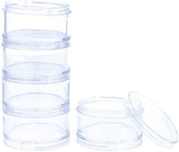Mixing container Eurostil PLASTICO TUBO Transparent Nails (5 uds)