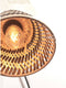 GOOD&MOJO Wandlamp Java - Bamboe Naturel/Zwart - Ø15cm - Binnen Modern