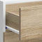 vidaXL - Keuken - onderkast - bewerkt - hout - sonoma - eikenkleurig