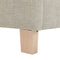 SENNEZ - Tweepersoonsbed - Beige - 140 x 200 cm - Polyester