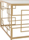 J-Line salontafel Lijnen - metaal/glas - goud