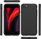 Hoesje Geschikt voor iPhone SE 2020 / iPhone SE 2022 Hoesje - Backcover Liquid Siliconen Case - TPU Hoes Zwart - Luxe Telefoonhoesje Wallet Case Pasjeshouder PU Leder