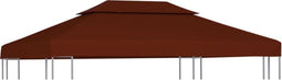 vidaXL - Prieeldak - 2-laags - 310 - g/m² - 4x3 - m - terracottakleurig