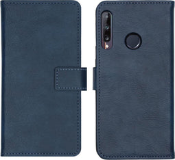 iMoshion Hoesje Geschikt voor Huawei P40 Lite E Hoesje Met Pasjeshouder - iMoshion Luxe Bookcase - Donkerblauw