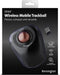Muis Kensington Trackball Orbit draadloos zwart - 4 stuks