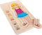 Small Foot - Houten Lichaamspuzzel Meisje, 29st.