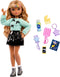Barbie Dream Besties Zia - Barbiepop met 7 stylingaccessoires - Meerkleurig