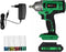 Hofftech Slagmoersleutel - 380 Nm Koppel - 20V Accu - Inclusief 4 Doppen - LED Verlichting