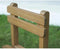 Tuinset voor kinderen - vierkante tafel 65x65cm en 2 stoelen - houten - voor kinderen