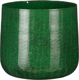 Mica decorations - Benson pot rond d.groen h12xd13cm