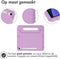 imoshion Galaxy Tab S9/S10 - Kidsproof Backcover - Schokabsorberend met handvat - Lila
