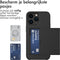 imoshion Hoesje Geschikt voor iPhone 15 Pro Max Hoesje - Ruimte voor 2 pasjes - imoshion Backcover met pasjeshouder - Zwart