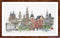 Thea Gouverneur - Borduurpakket met telpatroon - 450 - Voorgesorteerde DMC Garens - Amsterdam - Linnen - 79 cm x 50 cm - DIY Kit