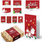 Sparklyn 30x Luxe Dubbelzijdige Kerstkaarten - Hoogwaardig Papier - Blanco - (30 stuks)