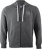Russell Athletic - Zip Trough Hooded Vest - Vesten - M - Grijs