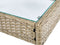 Beliani MARSALA - Loungeset voor 4 - Beige - PE rotan
