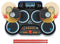 VTech Kidi DJ Drums - Speelgoedinstrument - 4 lichtgevende pads
