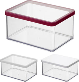 Rotho Premium Can LOFT 20x15x10 cm Transparant / Wit 2250 ml