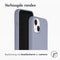 Accezz iPhone 13 - Liquid Silicone Backcover - Schokabsorberend - Paars