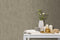 DUTCH WALLCOVERINGS Behang effen grijs-bruin