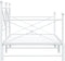 vidaXL - Slaapbank - met - onderschuifbed - zonder - matras - 107x203 - cm - staal - wit