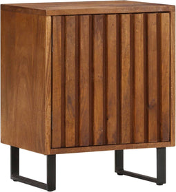 vidaXL - Nachtkastje - 40x30x50 - cm - massief - mangohout
