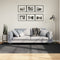 vidaXL - Vloerkleed - IZA - laagpolig - Scandinavisch - 160x230 - cm - antraciet