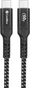 USB-C Cable CoolBox COO-CAB-UC-60W 1,2 m Black Black/Grey