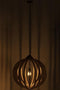 J-line Hanglamp Bol Spijlen Hout Naturel
