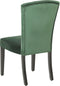 PISECO - Eetkamerstoel - Groen - Fluweel