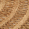 vidaXL - Tapijt - rond - 120 - cm - gevlochten - jute