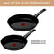 Tefal Renew Black ON - Keramische Koekenpannenset - Ø24 & Ø28 cm - PFAS-vrij - Geschikt voor Inductie