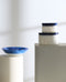 Light&living Deco box+deksel Ø19x11,5 cm KELIMUTU wit+blauw