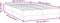 vidaXL - Bedframe - zonder - matras - 120x220 - cm - fluweel - donkergrijs