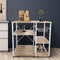Keukenkast Stoer - sidetable - industrieel design - wit