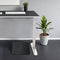 DESQ® 60071 - Voetensteun - Hoogte 90 mm - Groot platform 44 x 35 cm - Traploos kantelbaar 0-20° - Zwart