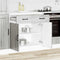 vidaXL - Keuken - onderkast - Lucca - bewerkt - hout - grijs - sonoma - eikenkleur
