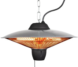 Eurom Partytent Heater 1502 - Hangend - 2 Vermogensstanden 750W 1500W - Grijs