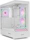 Nox-Xtreme NXHUMMERSIGNAWH - ATX Midi-Tower - USB-C en multicolor LED - Wit