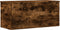 vidaXL - Opbergbox - 100x42x46 - cm - bewerkt - hout - gerookt - eikenkleurig