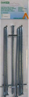 Grondpennen/tentharingen Tarzan - 6x - metaal - 23 cm - Rotspen - Spijkerharing - camping/windscherm