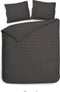 Heckettlane Diamante - Dekbedovertrek - Tweepersoons - 200x200/220 cm - Dark Gull Grey