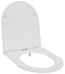 vidaXL - Snelle - Afneembare - WC-zitting - met - Zachte - Sluiting - Duroplast - Wit