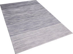 KAPAKLI - Laagpolig vloerkleed - Lichtgrijs - 140 x 200 cm - Wol