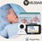 Vendar® WA43AK - Video babyfoon - Nachtzicht & Zoom - Wit