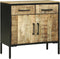 vidaXL - Dressoir - 70x35x70 - cm - Massief - Ruwhouten - Mango